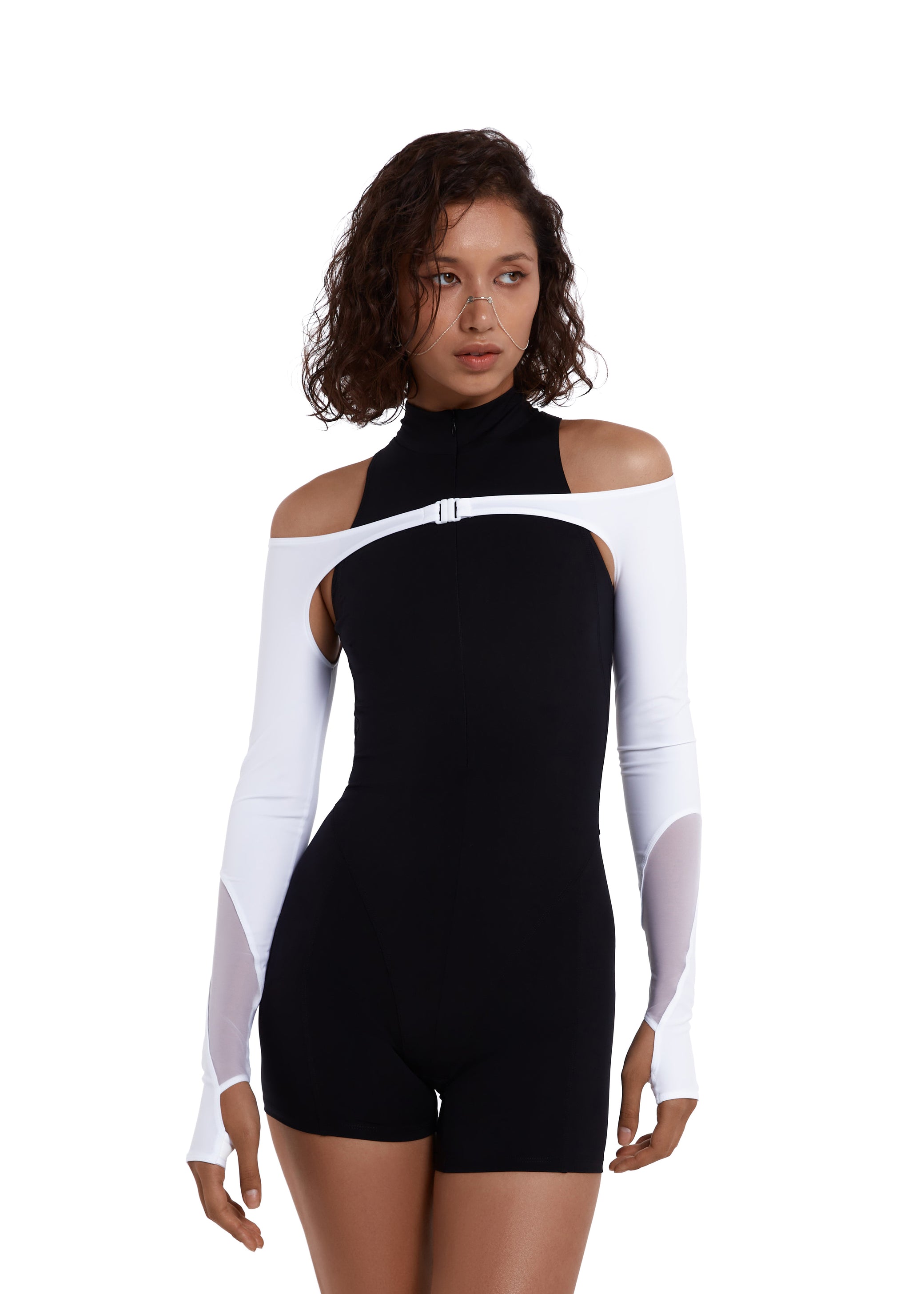 Orbit 1  Detachable Sleeves in White