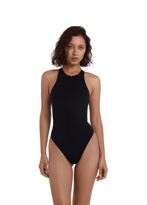 Glide Bodysuit in Black