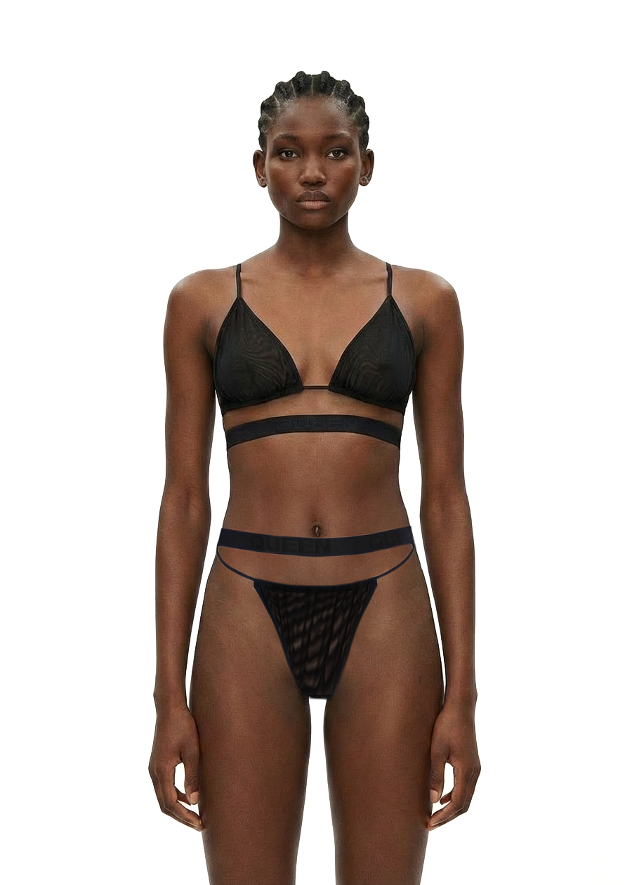 Geo Triangle Mesh Panties