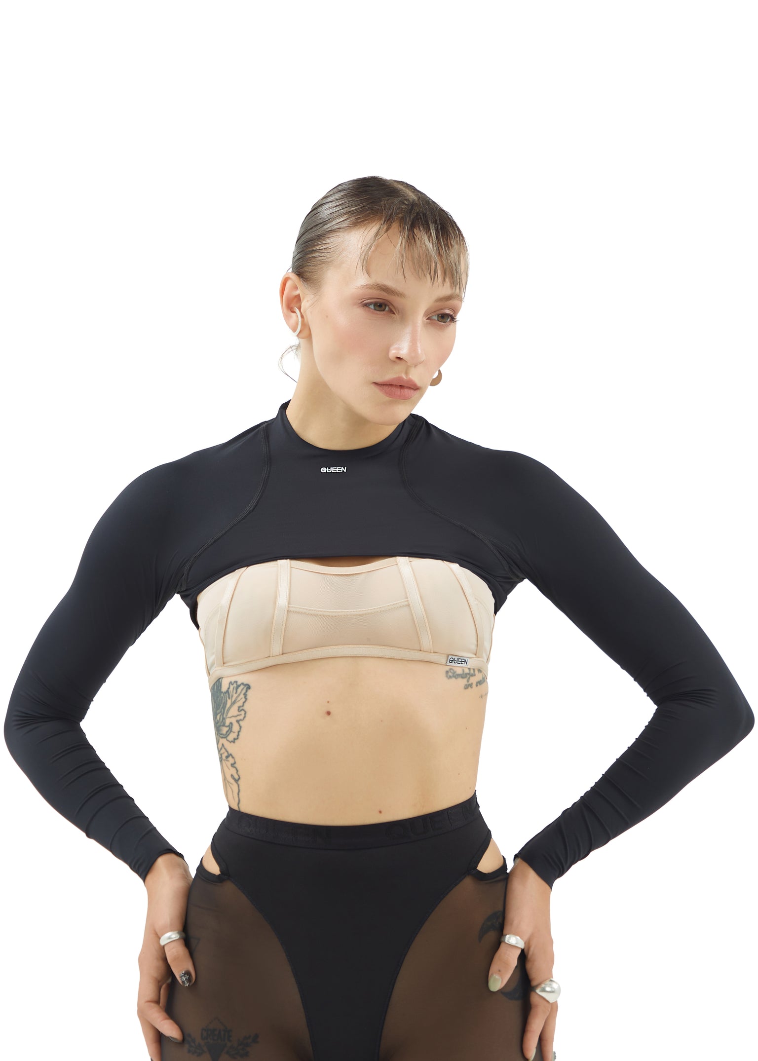 Sports Bolero In Black