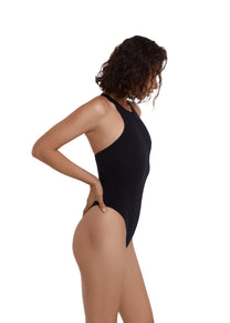 Glide Bodysuit in Black