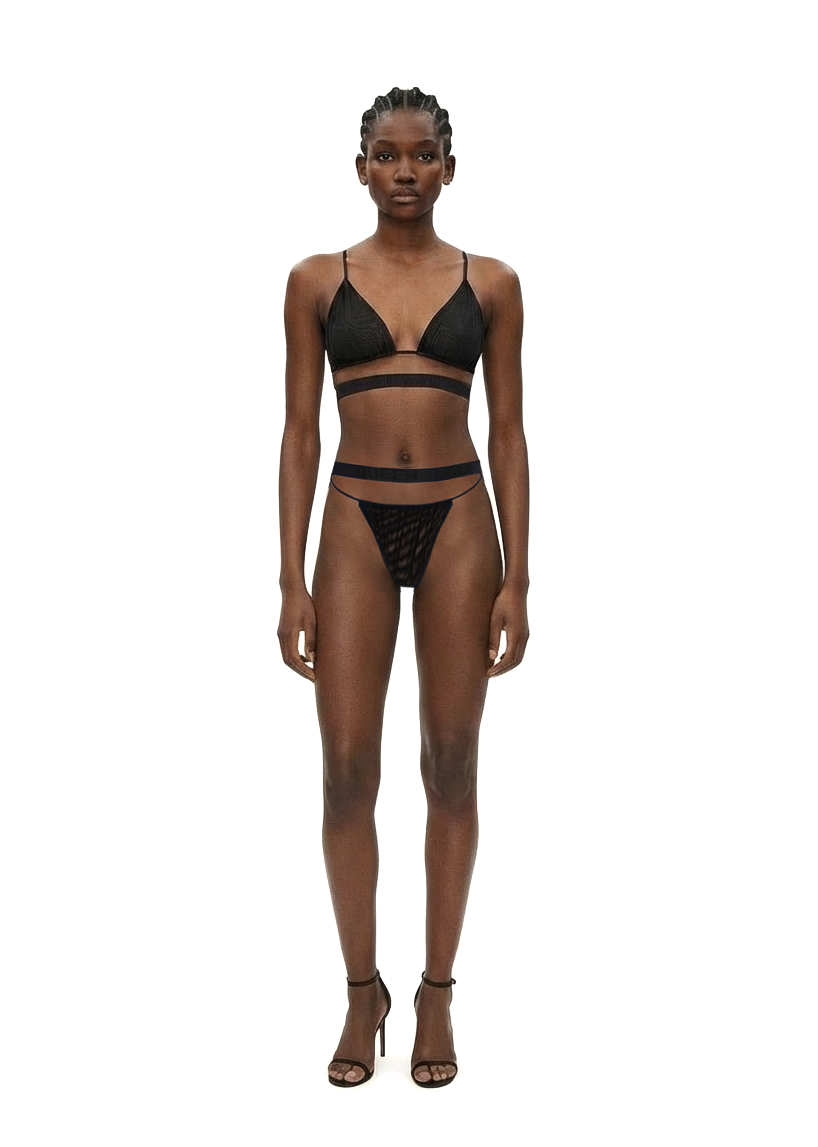 Geo Triangle Mesh Panties