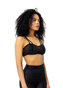 Ovulation Top in Black