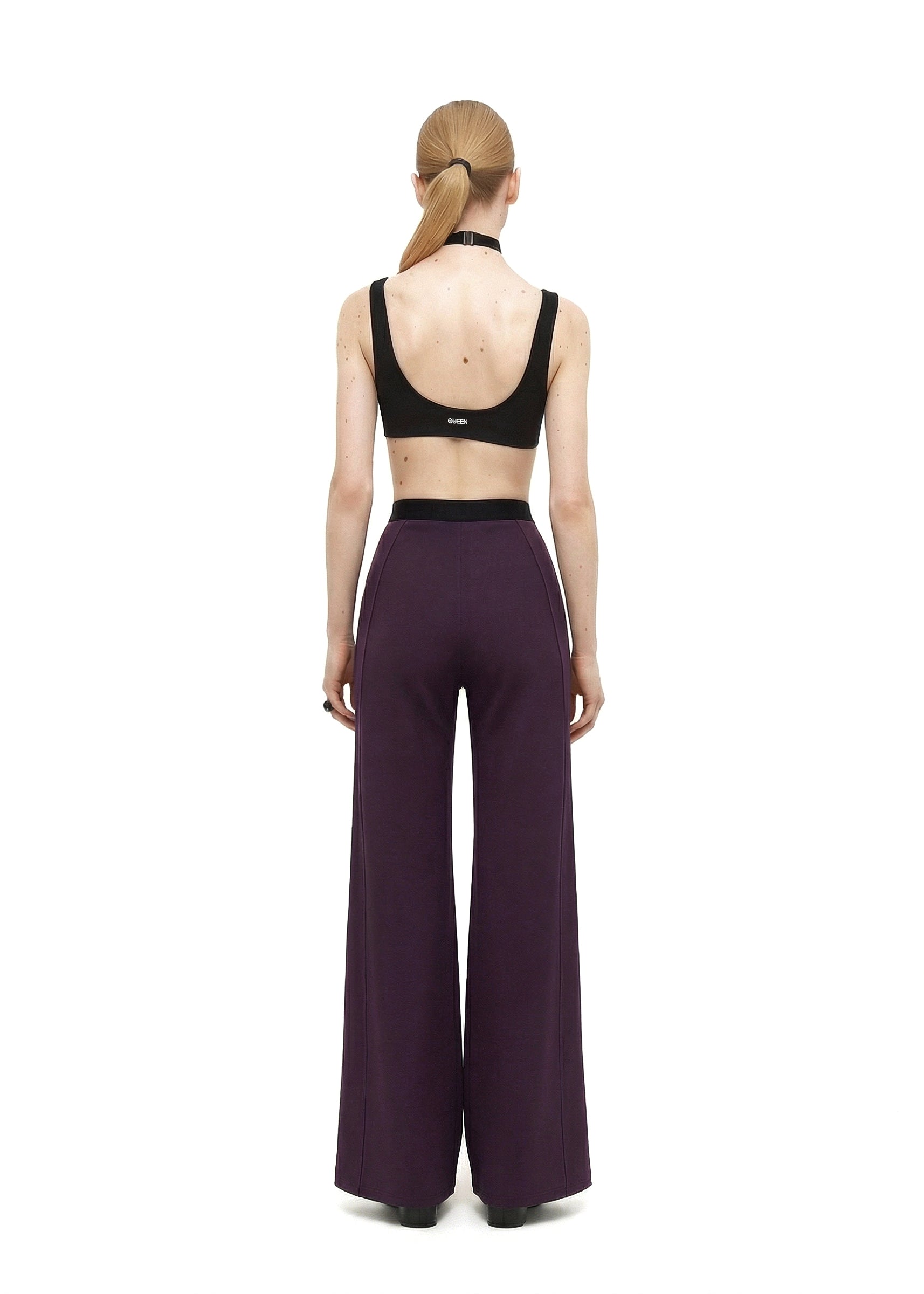 Stage Pants in Plum