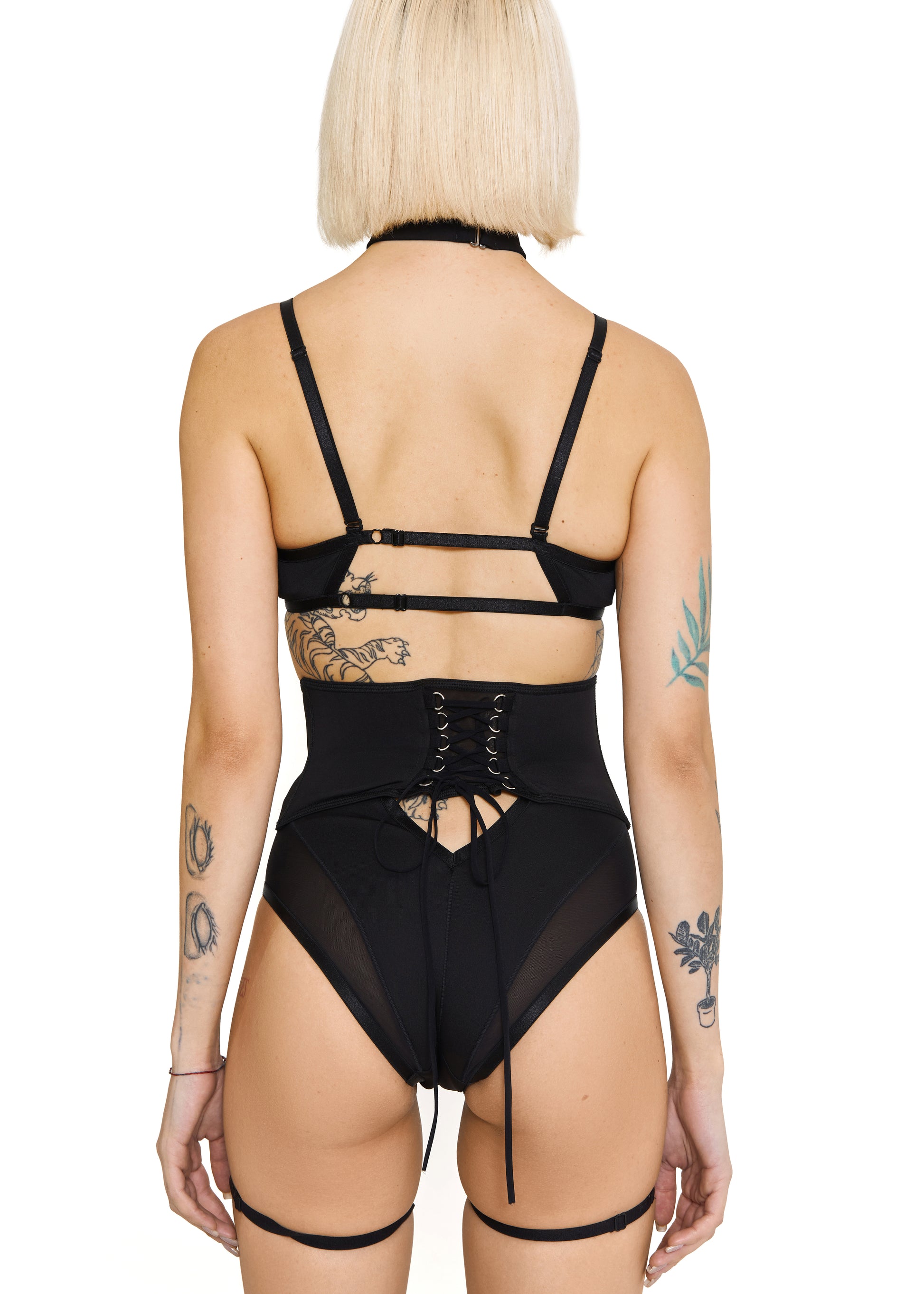 Burlesque Garter Belt in Black