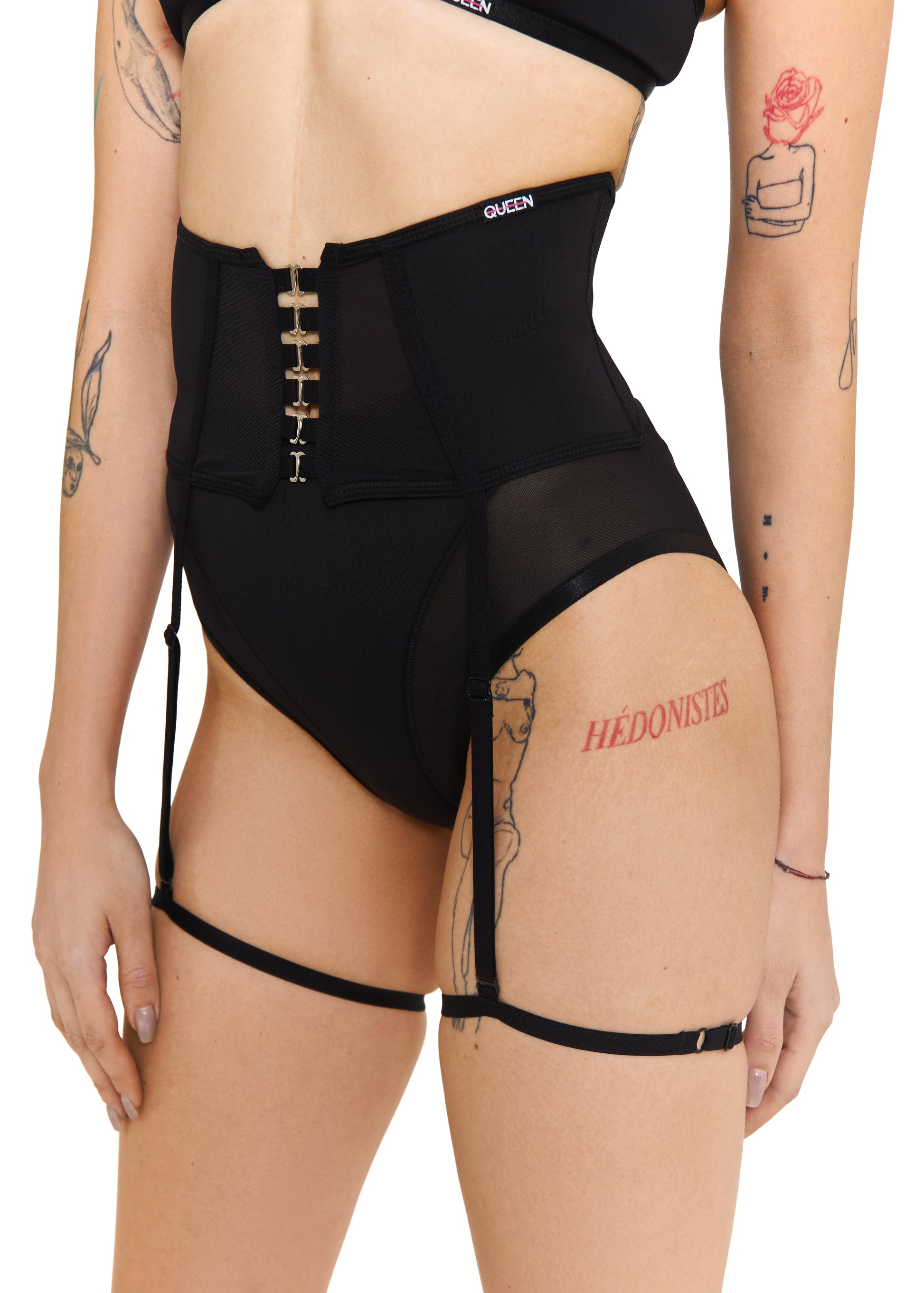 Burlesque Garter Belt in Black