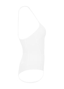 Glide Bodysuit in White