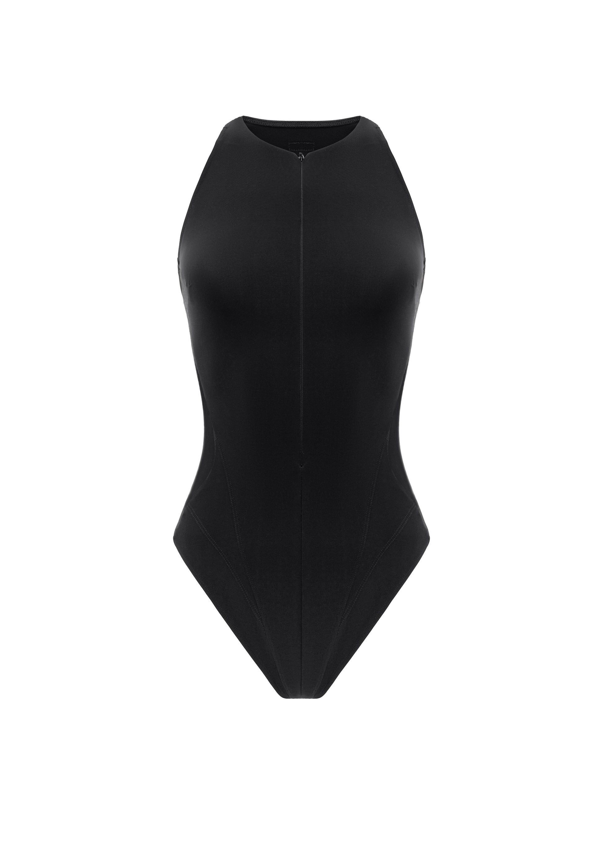 Glide Bodysuit in Black