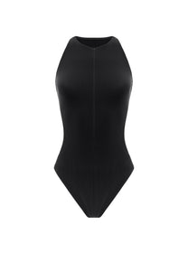 Glide Bodysuit in Black
