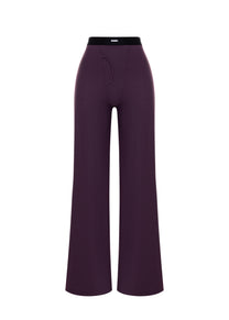 Stage Pants in Plum