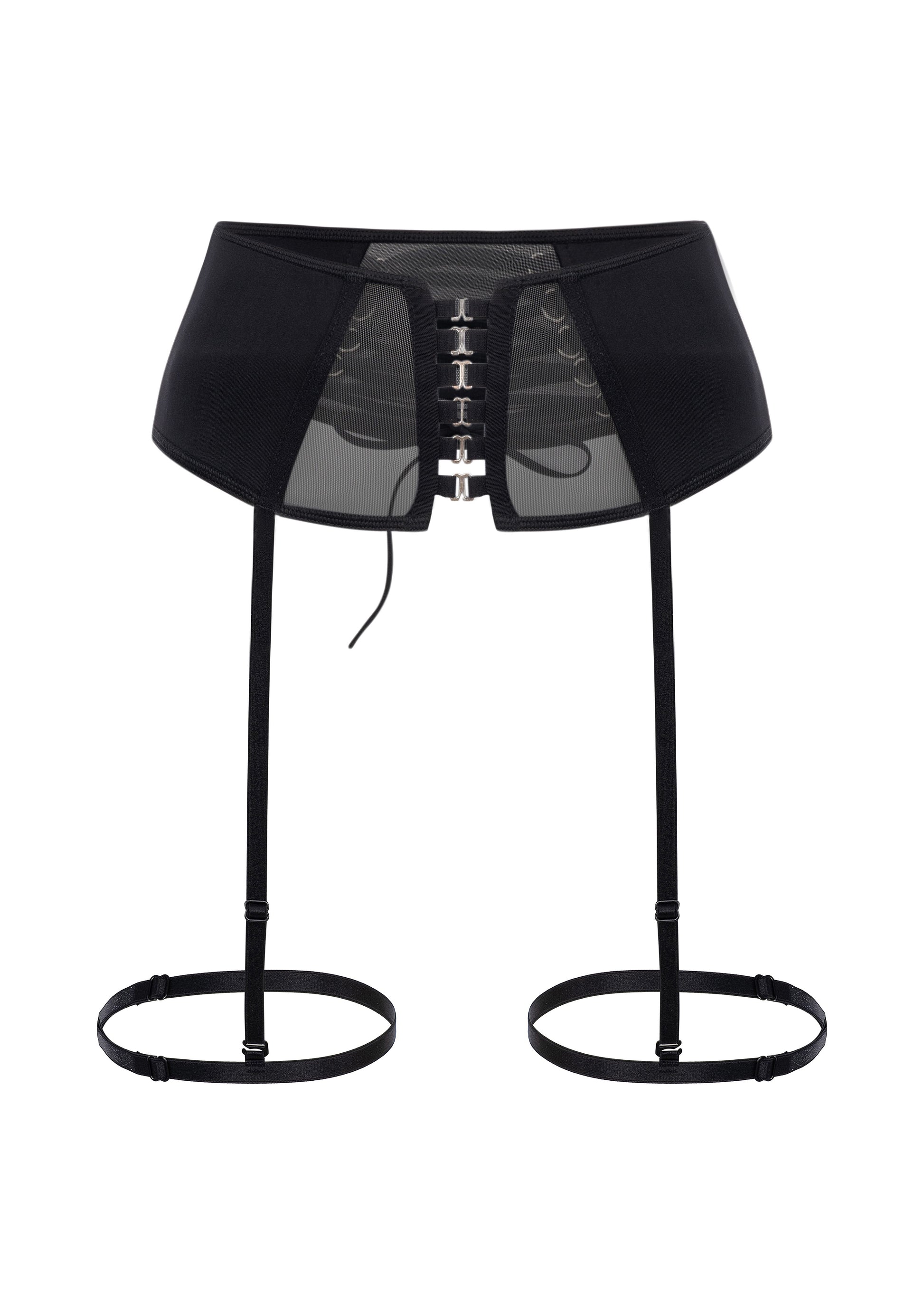 Burlesque Garter Belt in Black