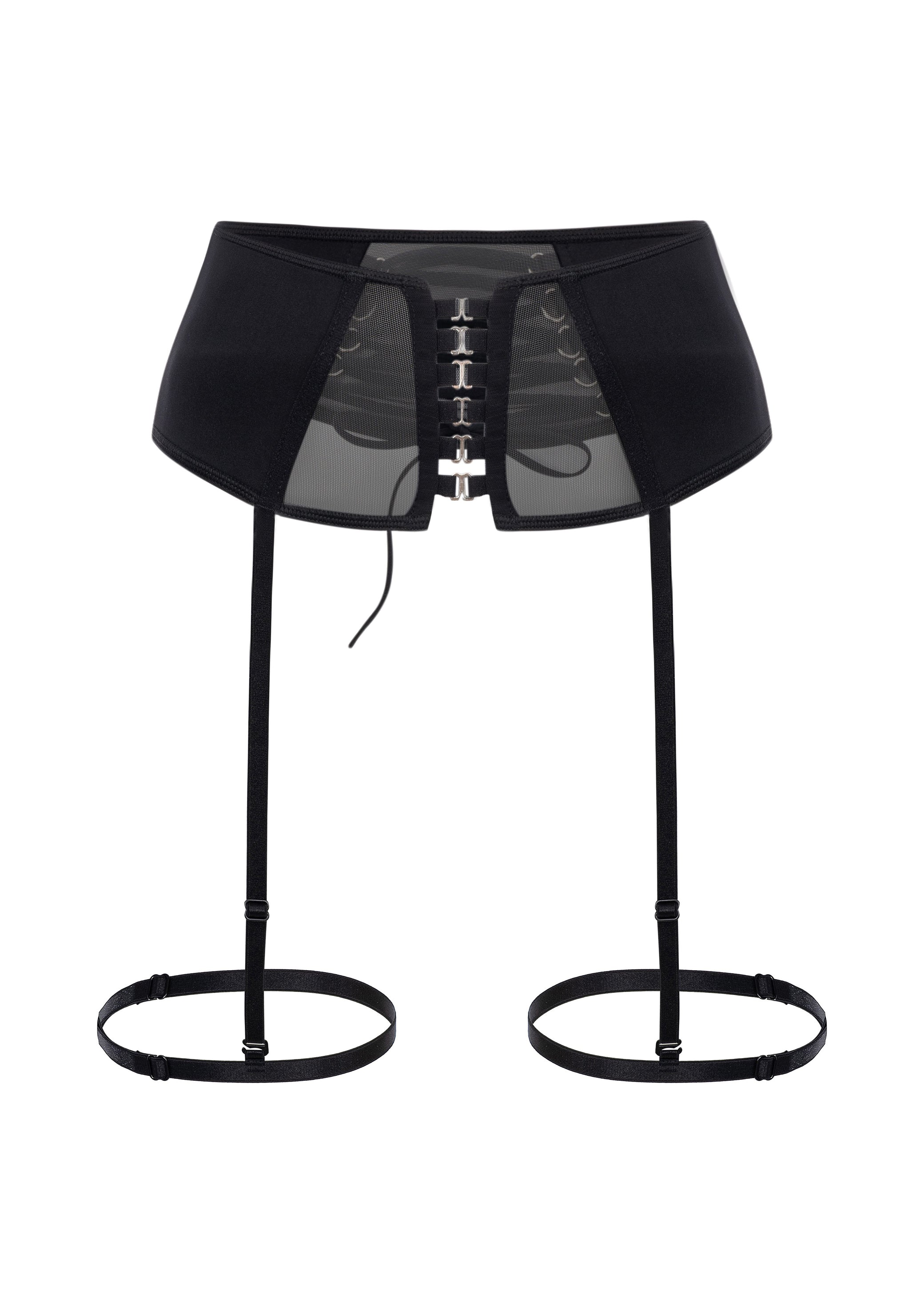 Burlesque Garter Belt in Black