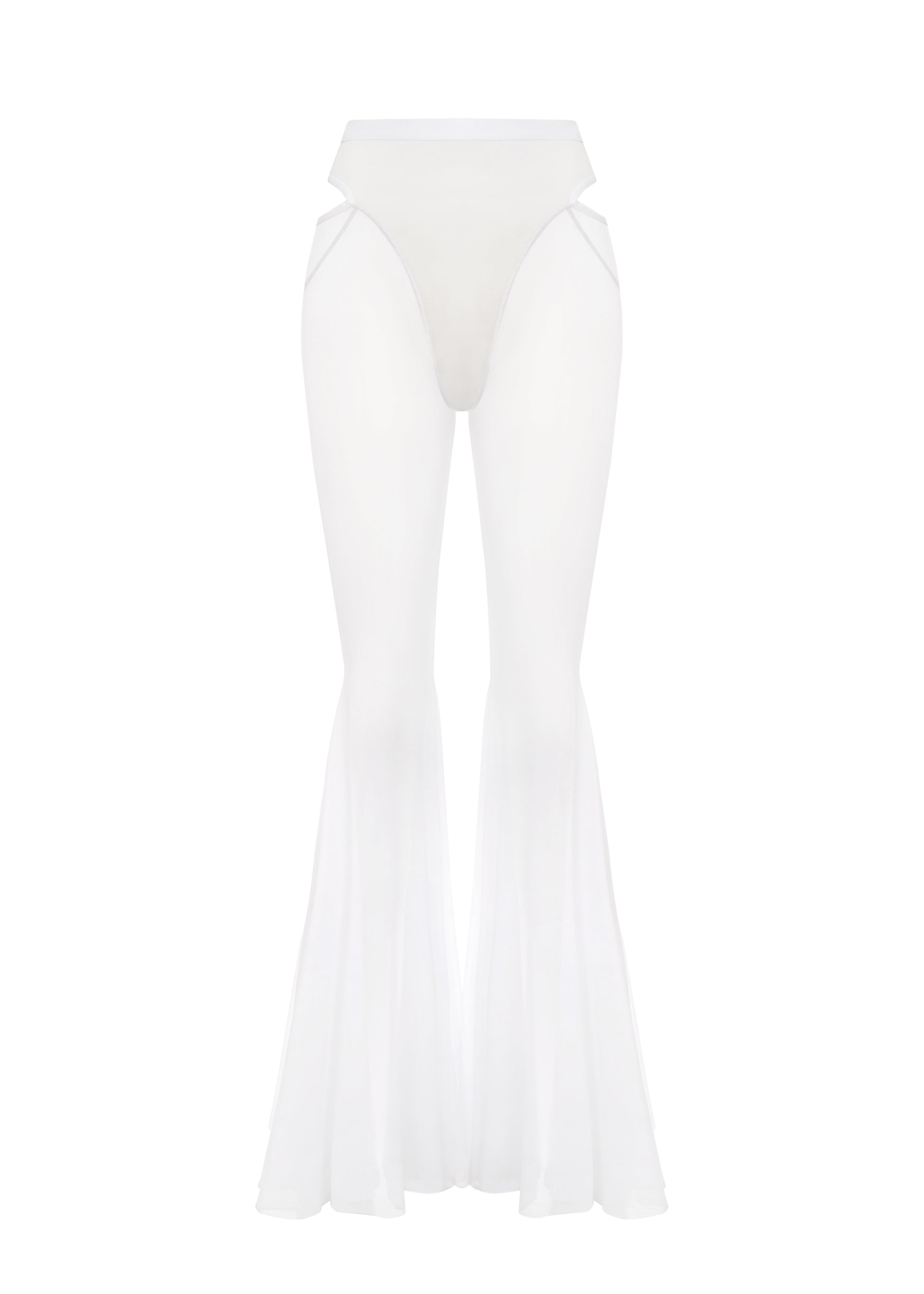 Candy Flared Pants in White