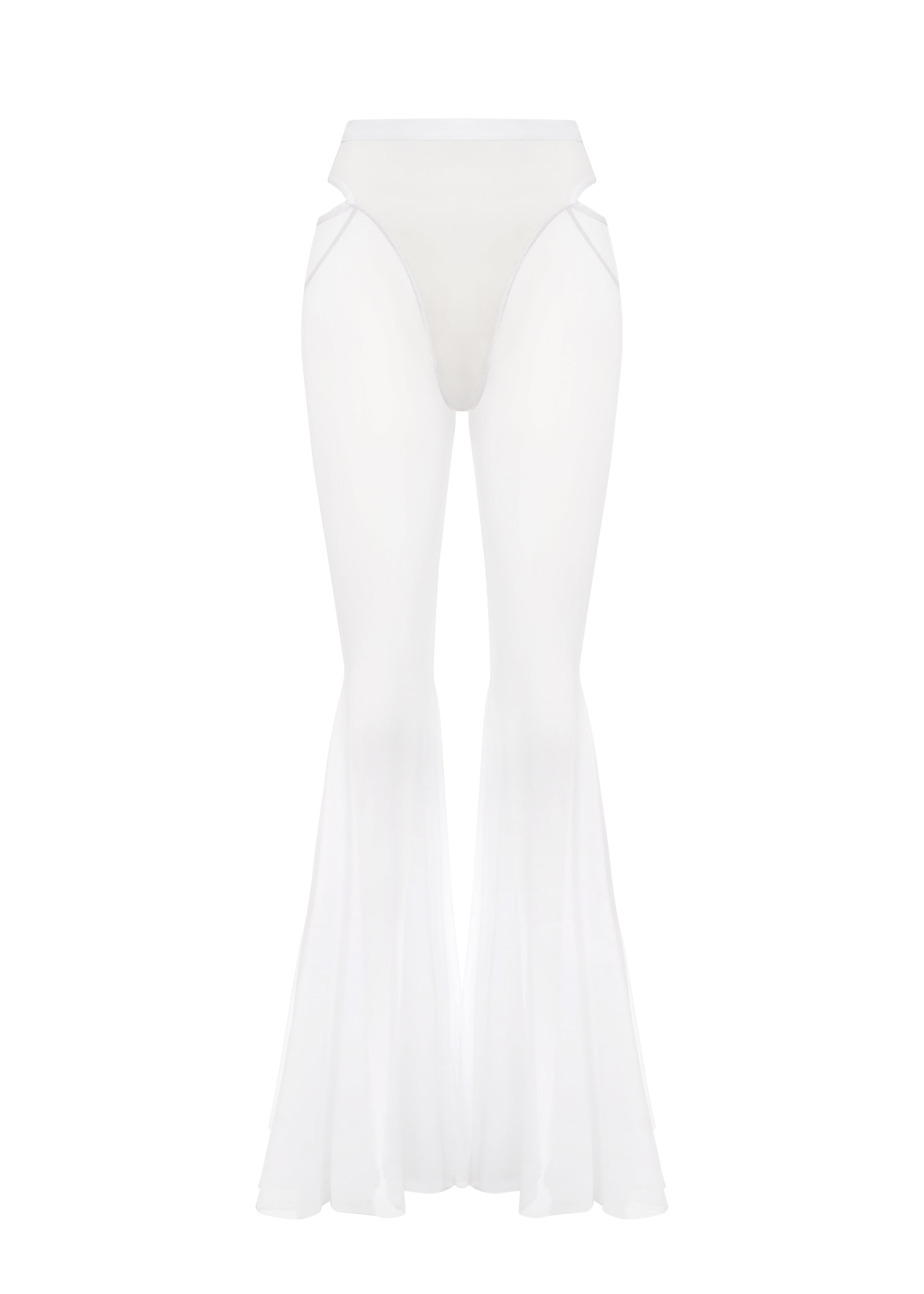 Candy Flared Pants in White