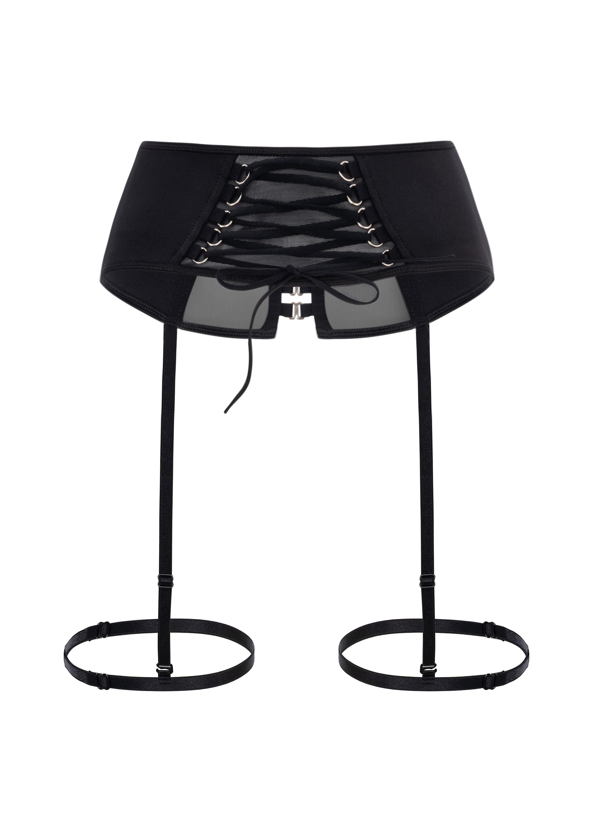 Burlesque Garter Belt in Black